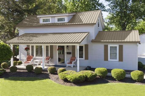 tan house with metal roof|sierra tan color chart.